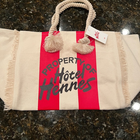 LARGE SHOPPER WITH FRINGE BAG - Picture 2 of 5